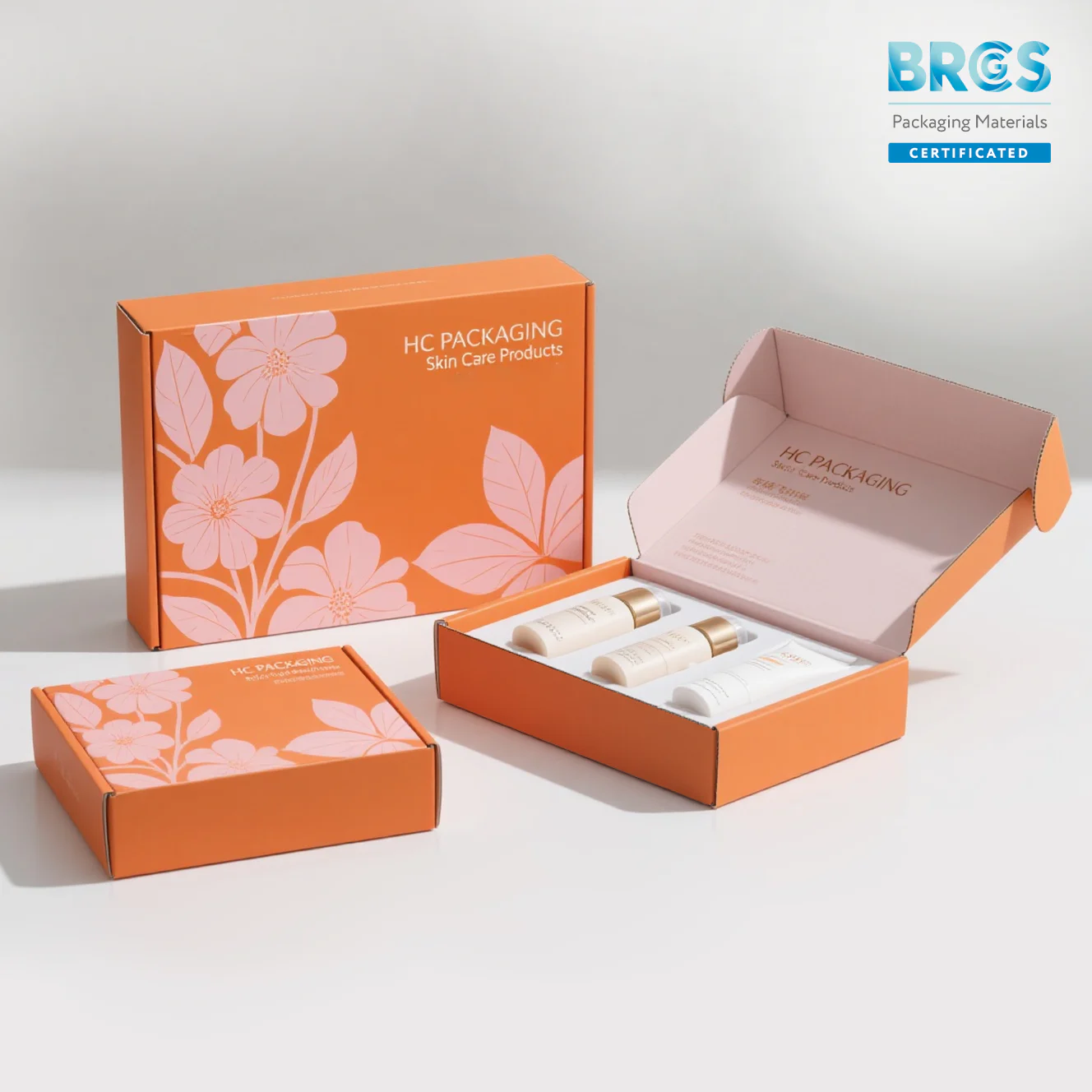 Corrugated Box For Skin Care Kit