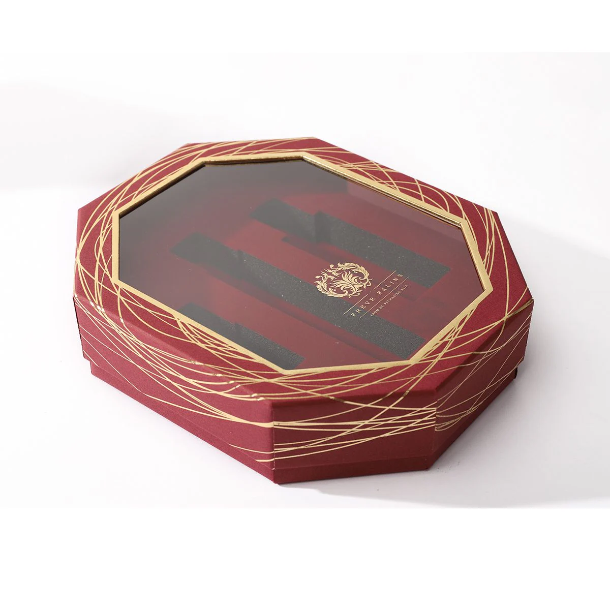 Lid&Base Box With Window For Perfume Packaging