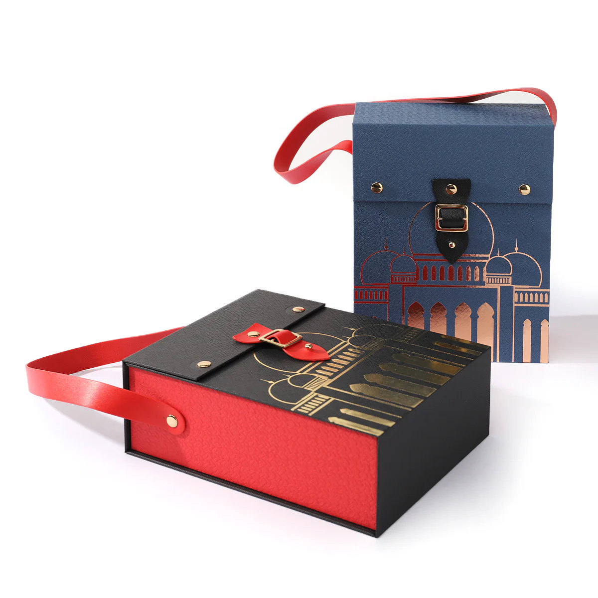 Perfume Packaging Box With Handle And Metal Lock