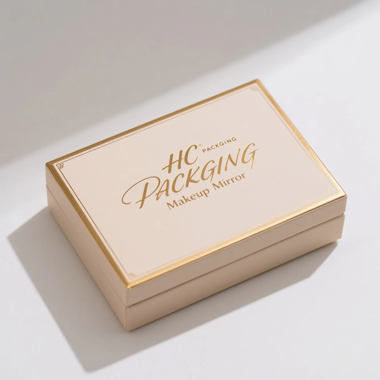 Lid And Base Box For Makeup Mirror