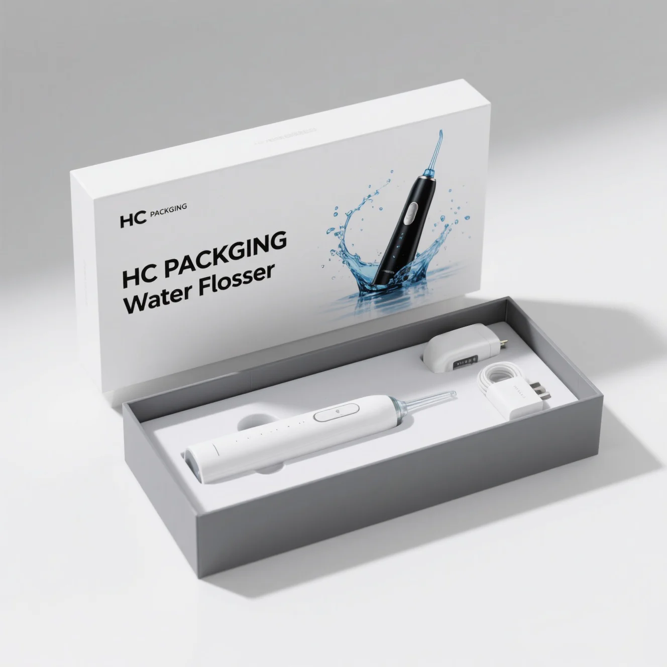 Lid And Base Box For Water Flosser