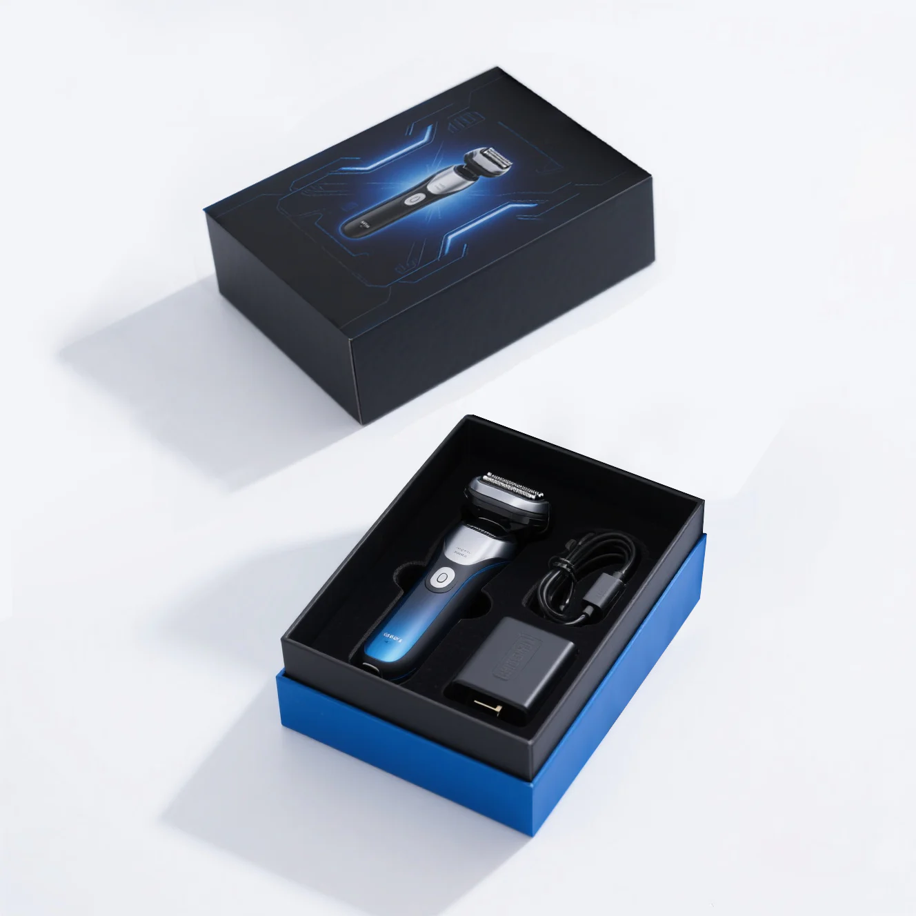 Lid And Base Box For Razor