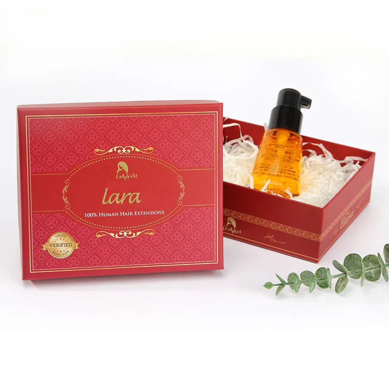 2 Pieces Paper Packaging Box With Neck For Hair Care Oil