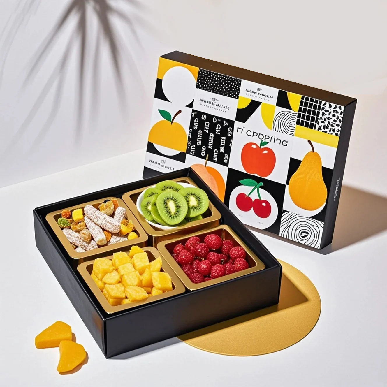 Lid And Base Box For Dried Fruits