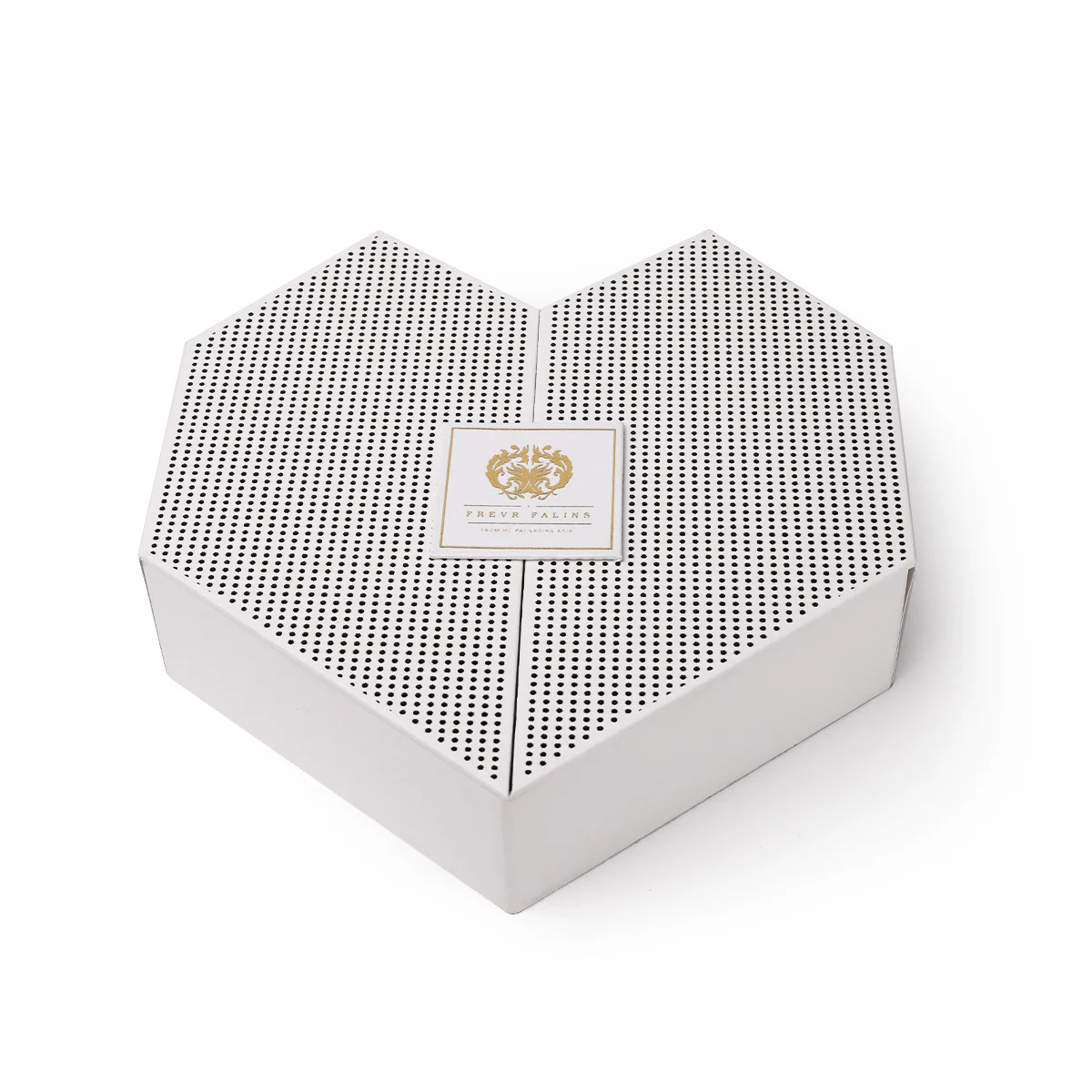Paper Heart Shape Perfume Packaging Box