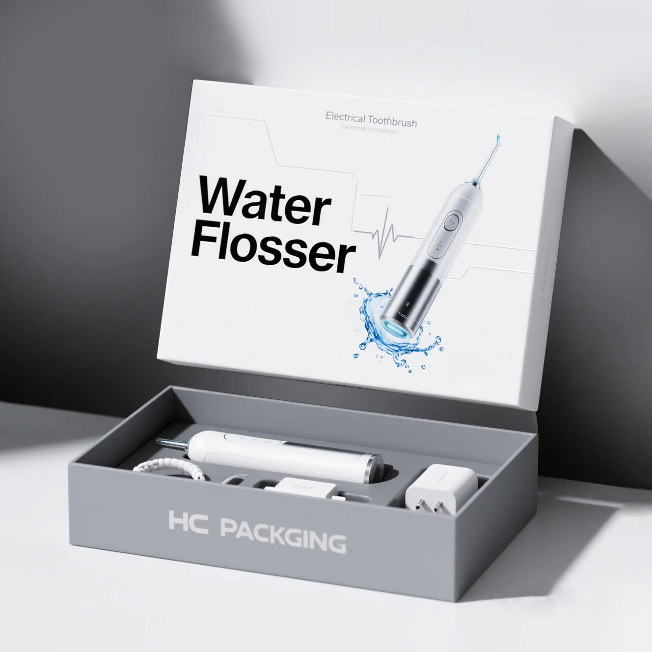 Lid And Base Box For Water Flosser