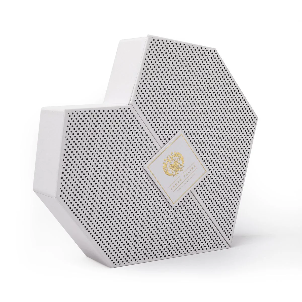 Paper Heart Shape Perfume Packaging Box