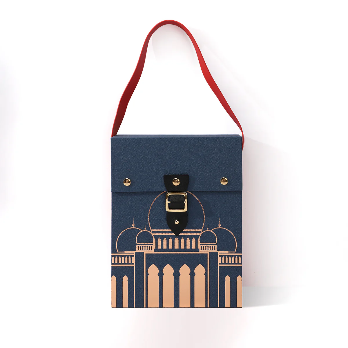 Perfume Packaging Box With Handle And Metal Lock