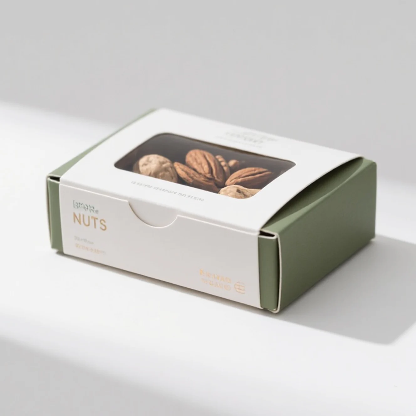 Folding Carton Box For Nuts