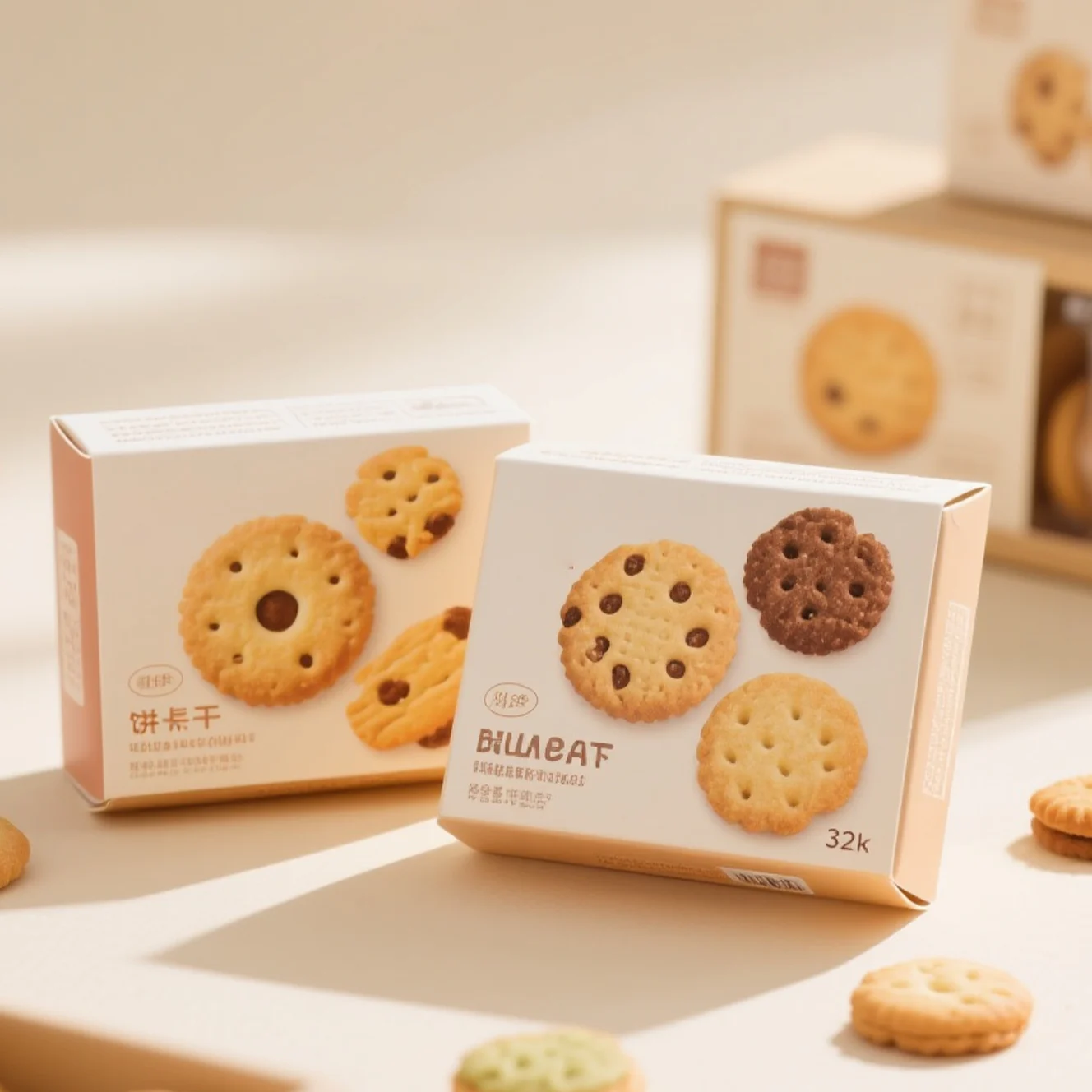 Straight Tuck Side Load Cookie Folding Carton Box
