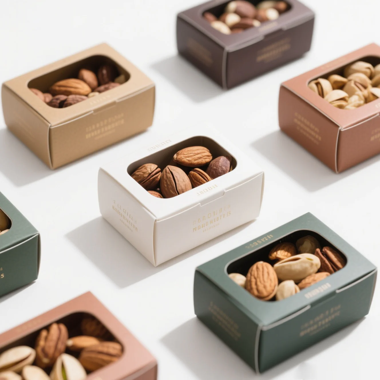 Folding Carton Box For Nuts