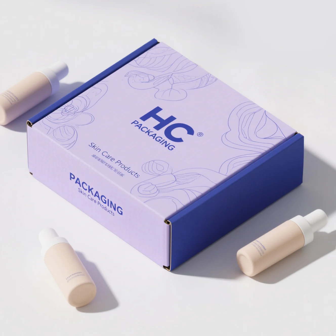 Corrugated Box For Skin Care Kit