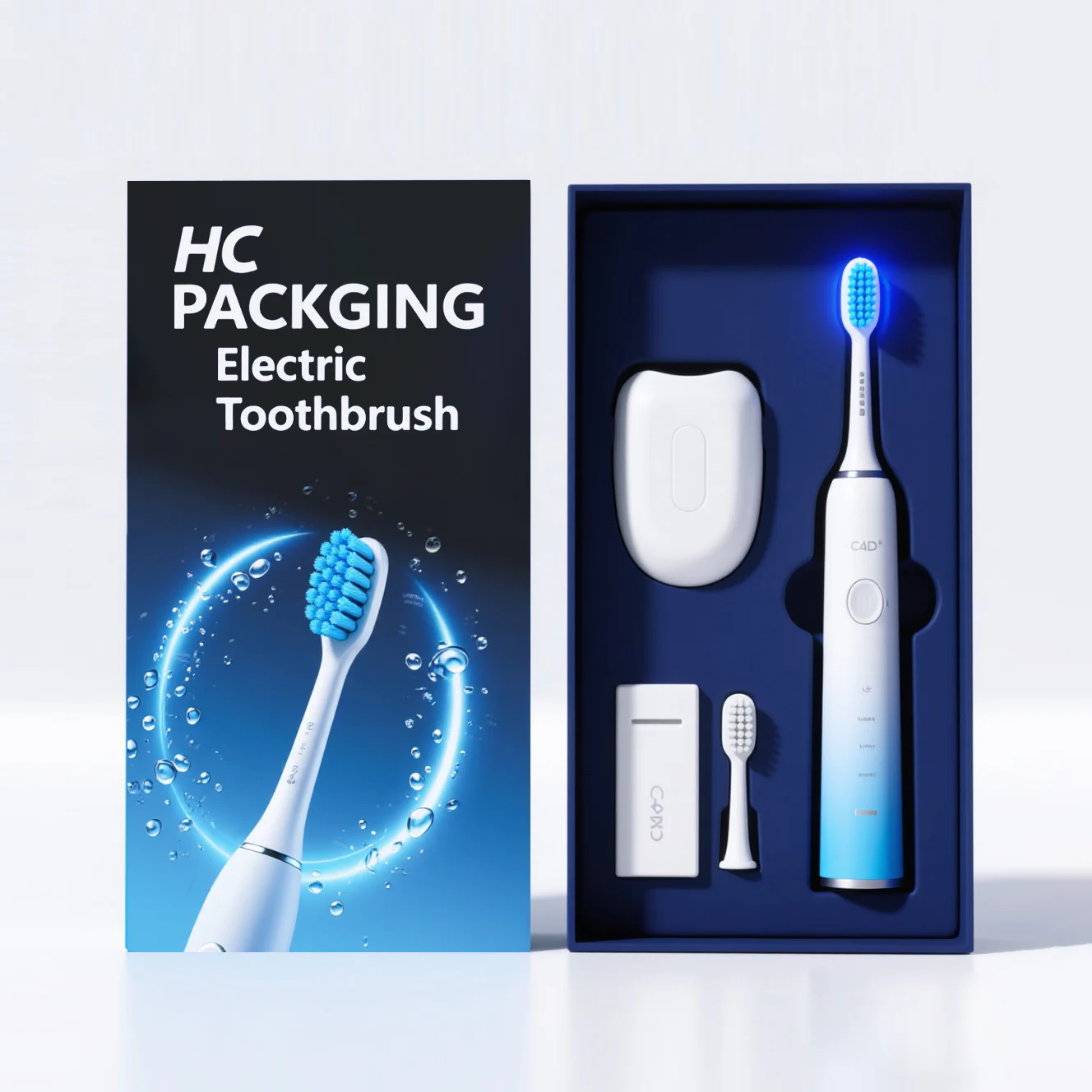Lid And Base Box For Electric Toothbrush