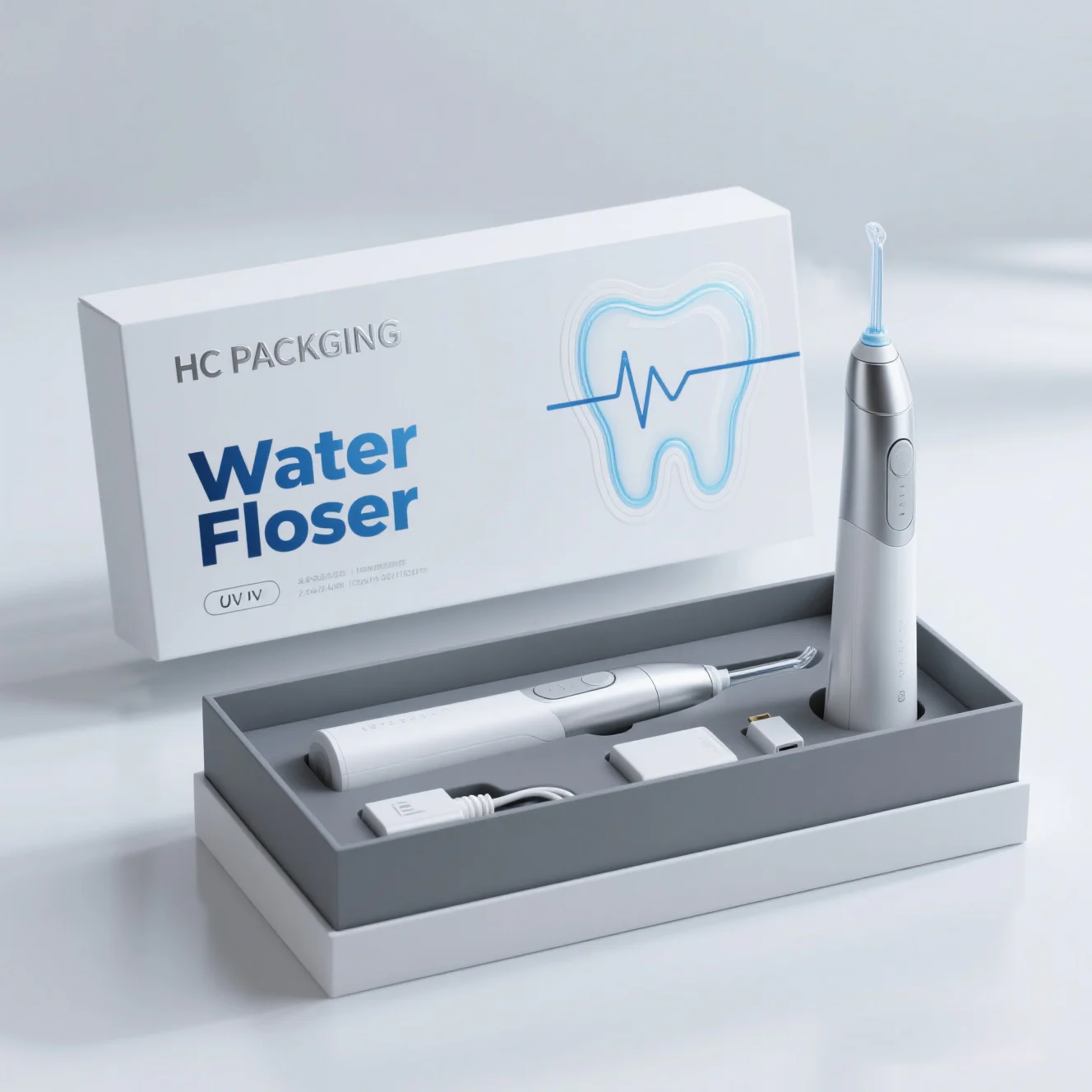 Lid And Base Box For Water Flosser