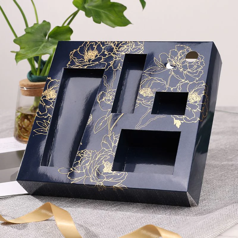 Lid And Base Box For Cosmetic Gift Setting