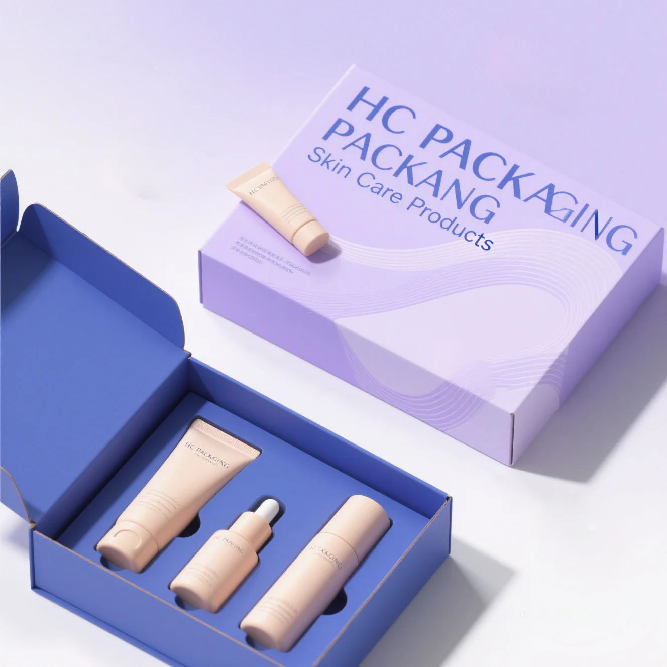 Corrugated Box For Skin Care Kit