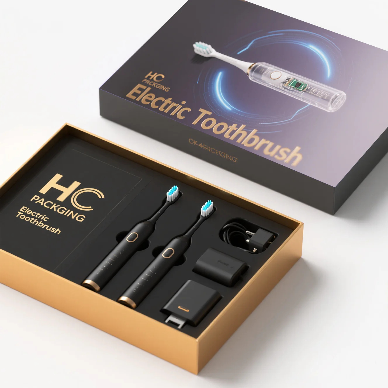 Lid And Base Box For Electric Toothbrush