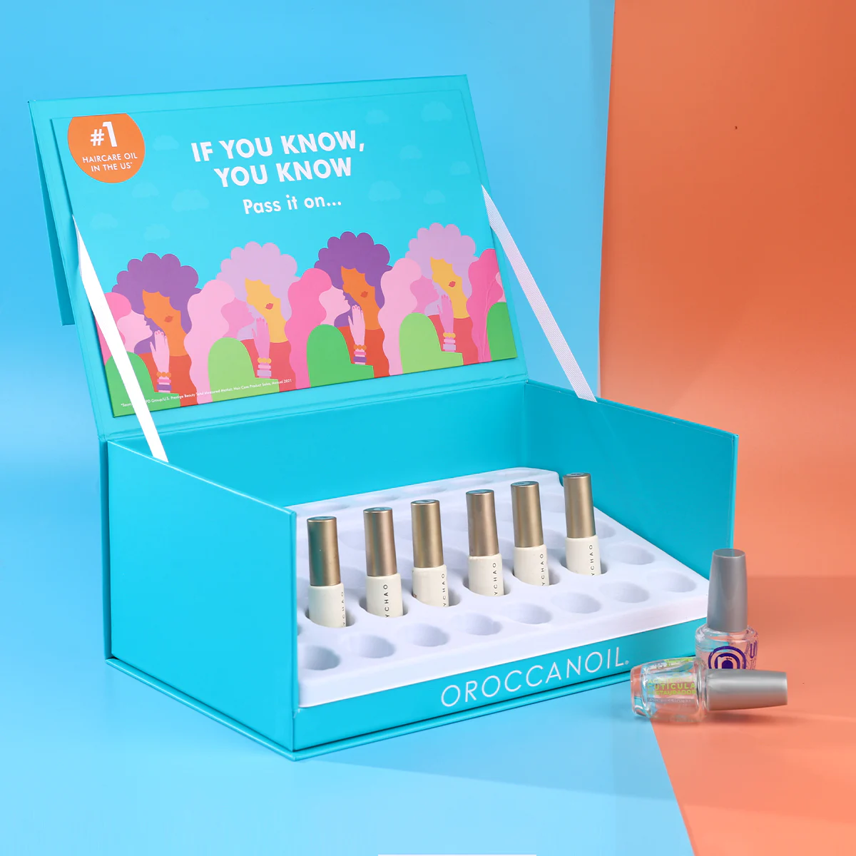 Cardboard Magnetic Box For Nail Polish Setting