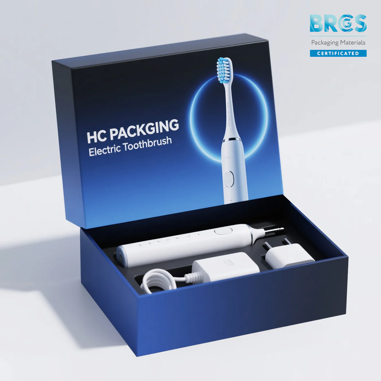 Lid And Base Box For Electric Toothbrush