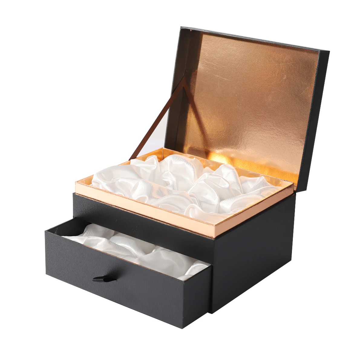High Quality 2 Layers Cardboard Perfume Box With Drawer