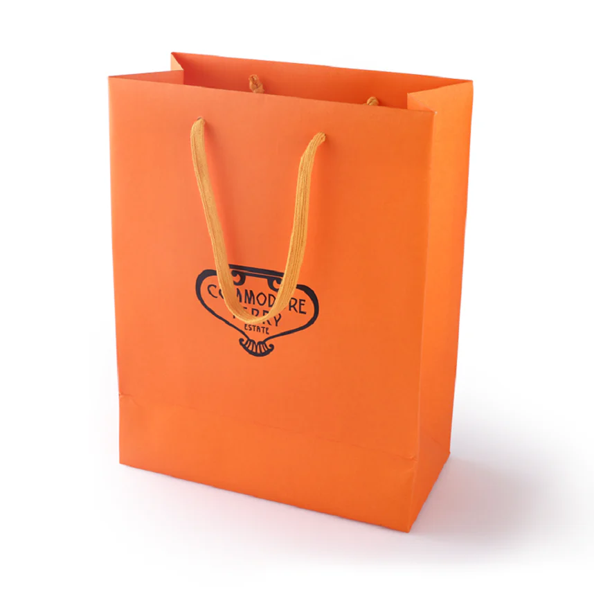 Orange Paper Bag