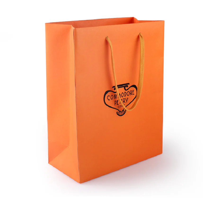 Orange Paper Bag