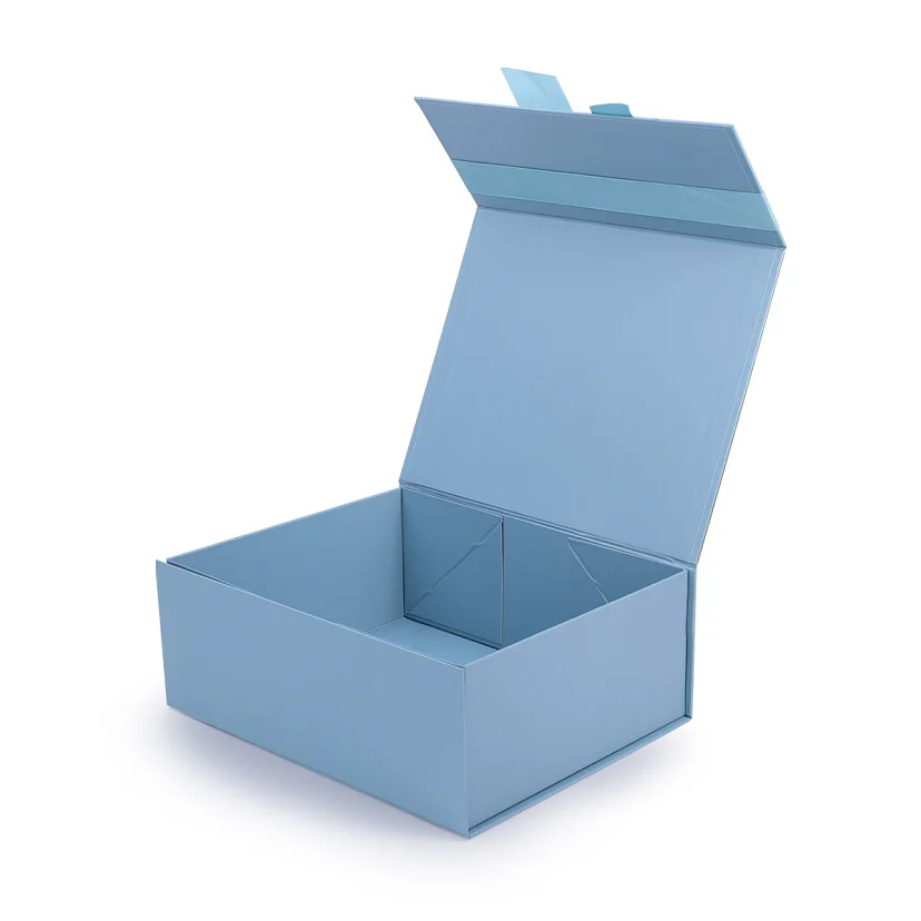 Folding Gift Box With Ribbon