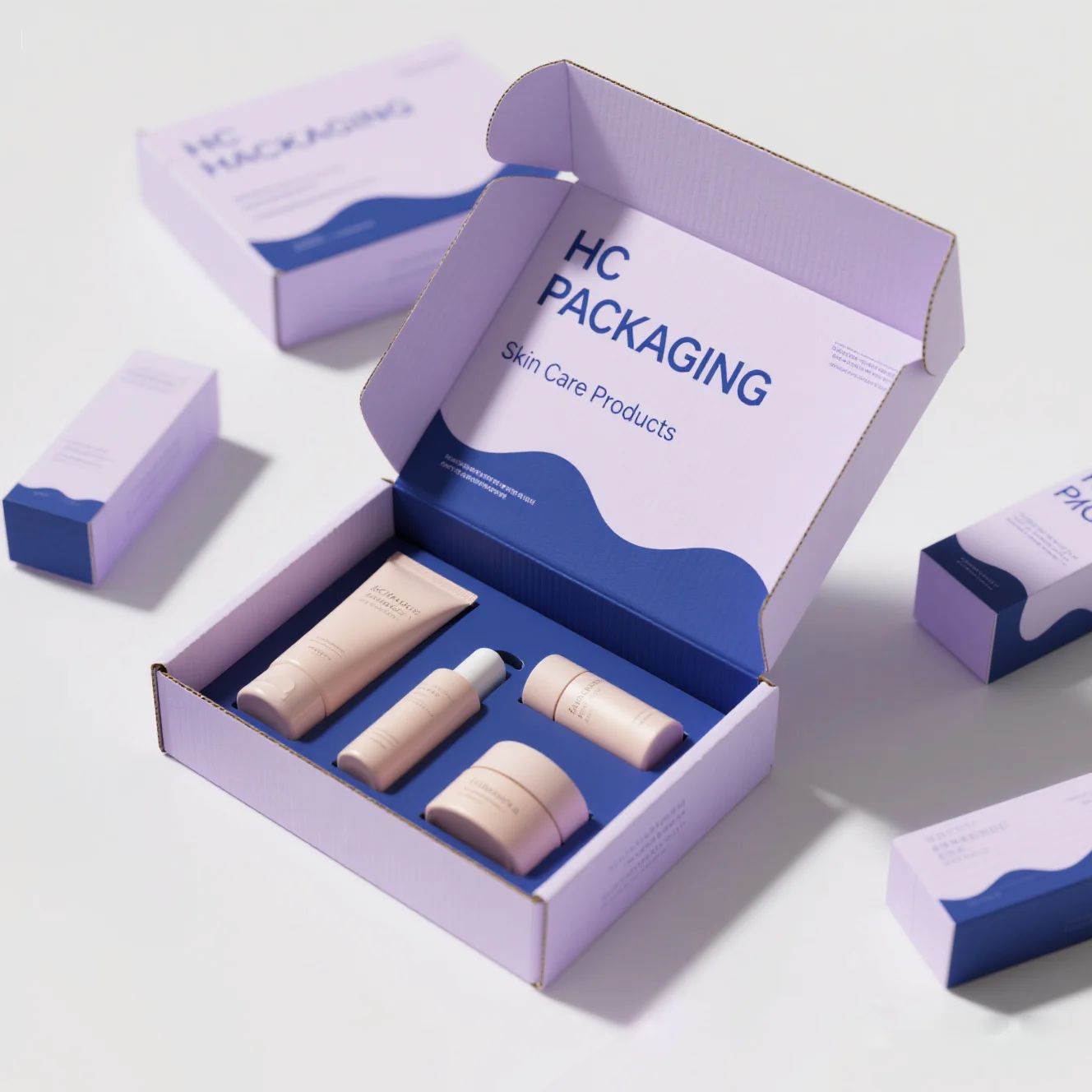 Corrugated Box For Skin Care Kit