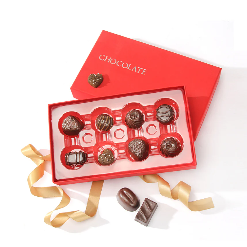 Chocolate Lid And Base Box