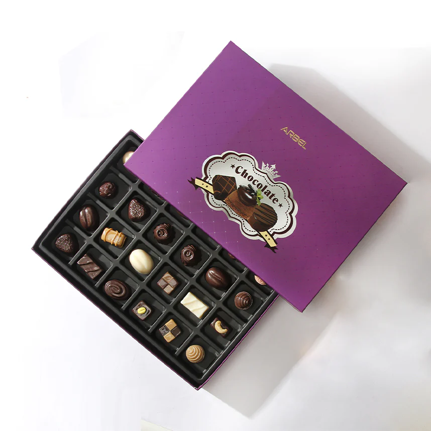 Chocolate Lid And Base Heart Box