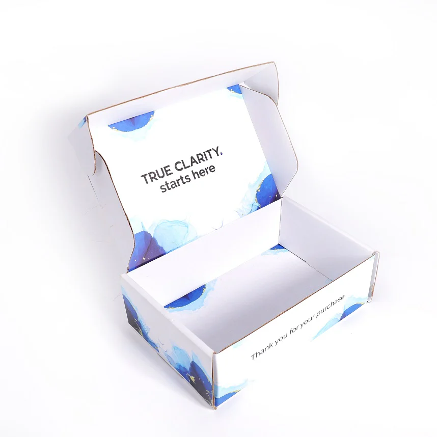 White Custom Corrugated Box