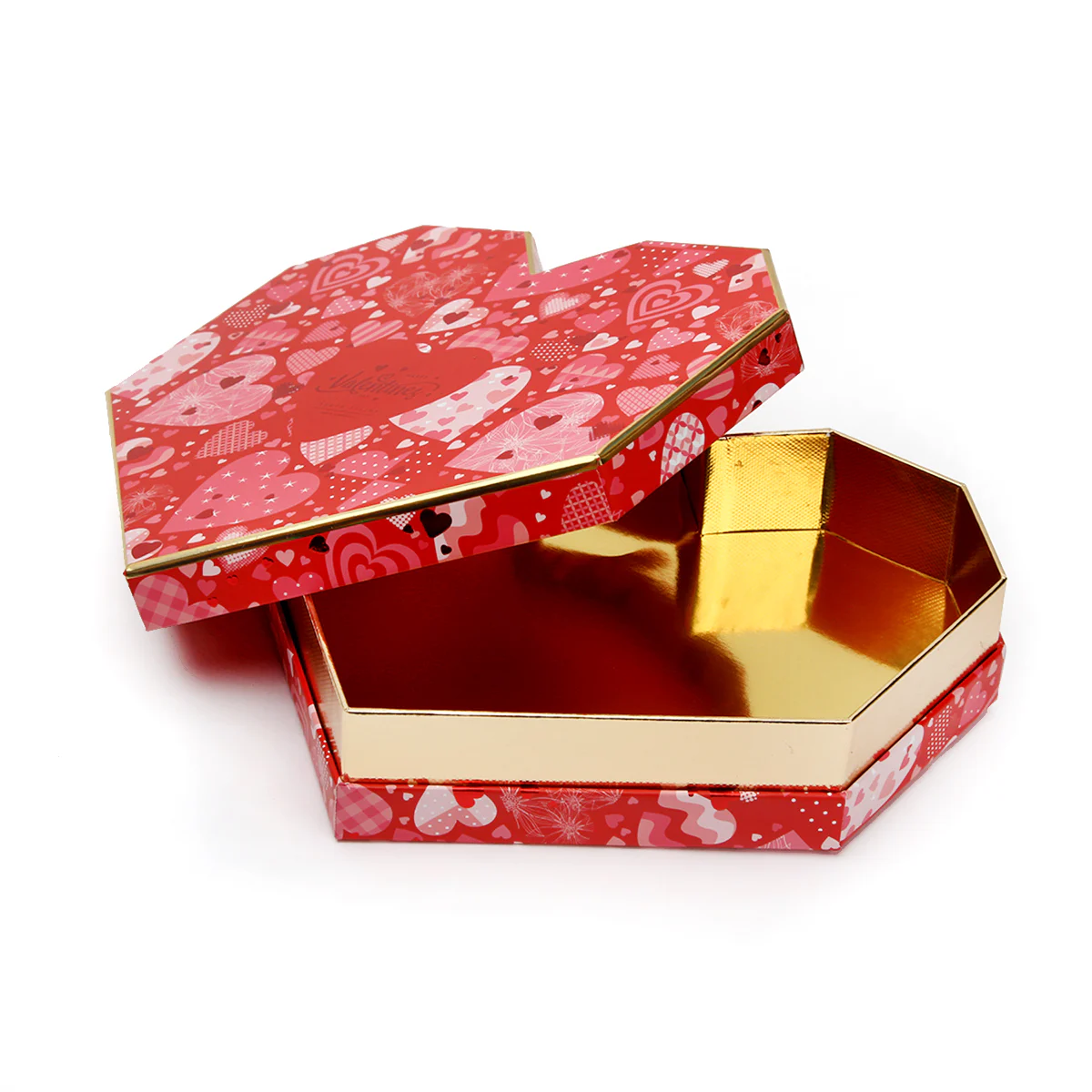 Top&Base Heart Box High-End Chocolate Packaging Box