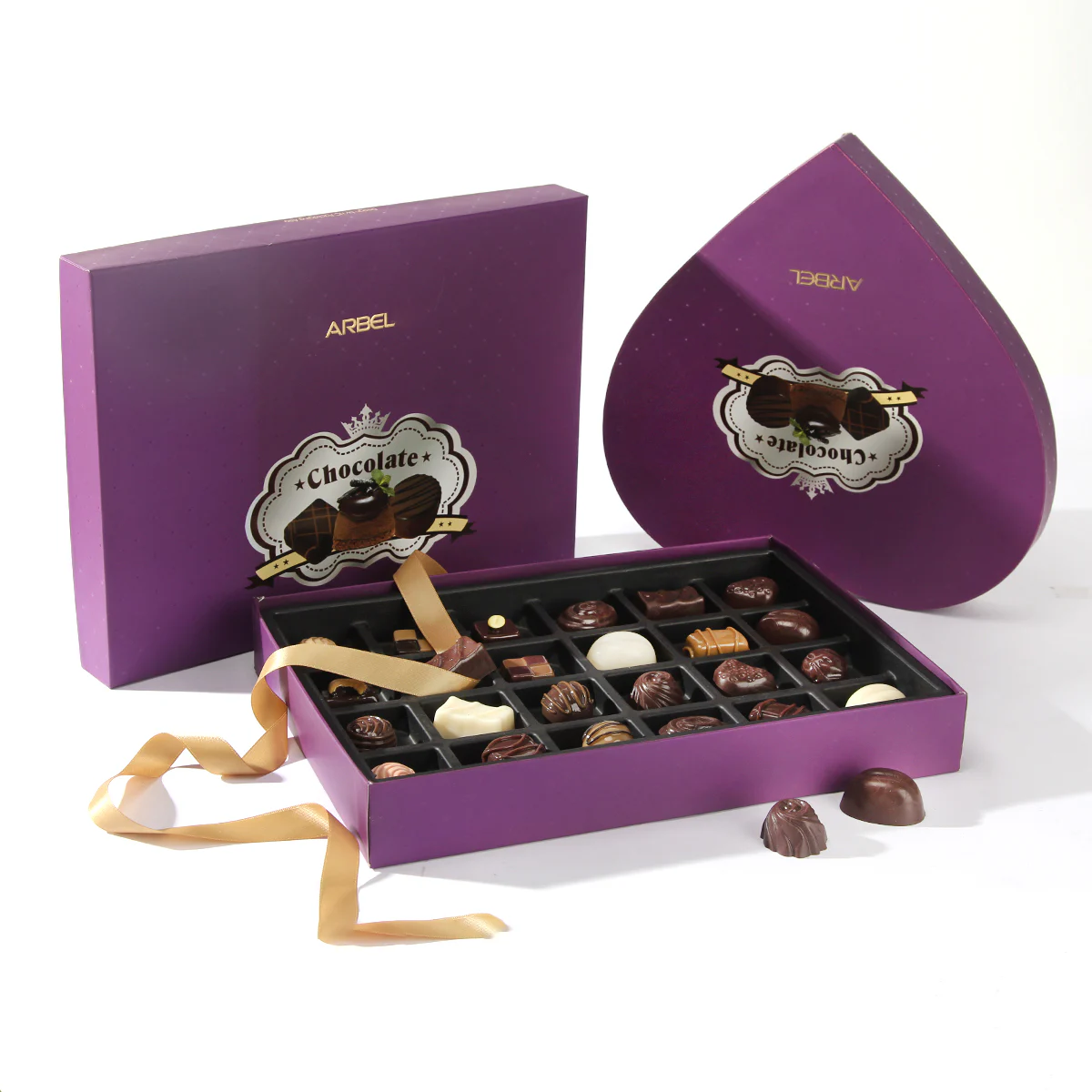 Purple Valentine's Day Chocolate Packaging Gift Box