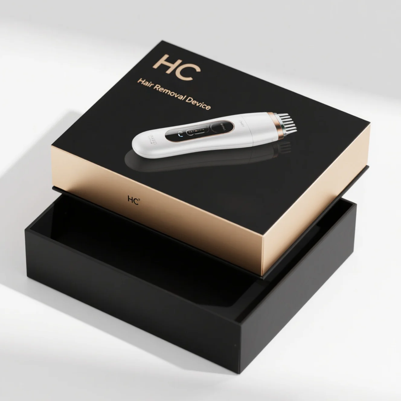 Lid And Base Box For Hair Removal Device