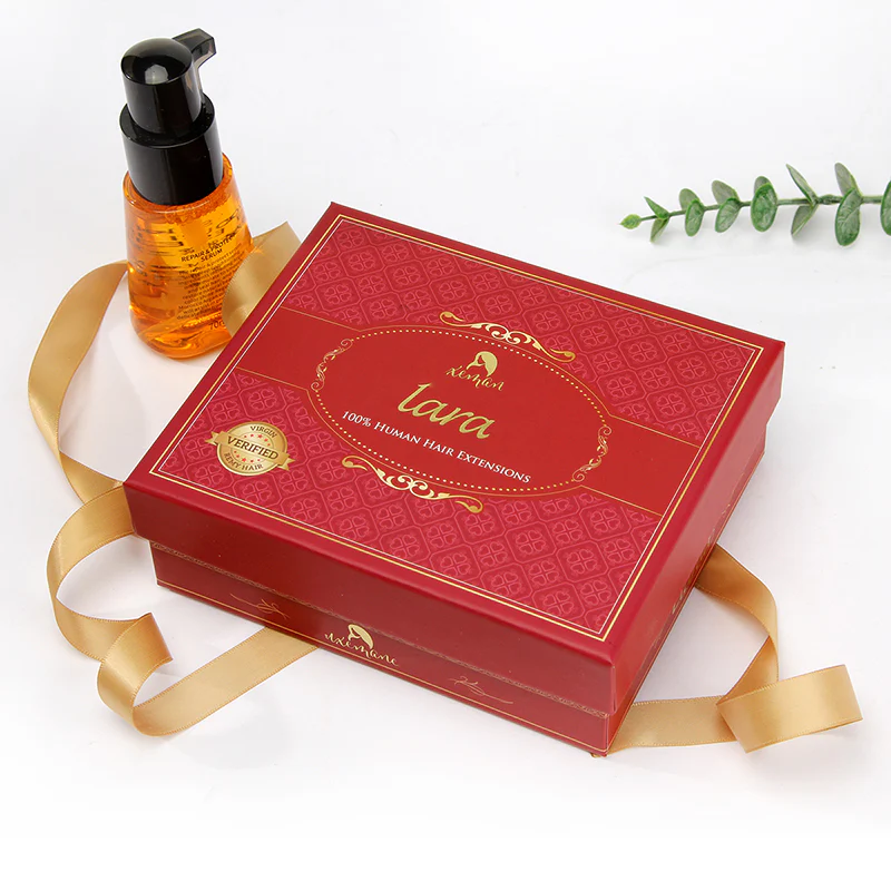 2 Pieces Paper Packaging Box With Neck For Hair Care Oil