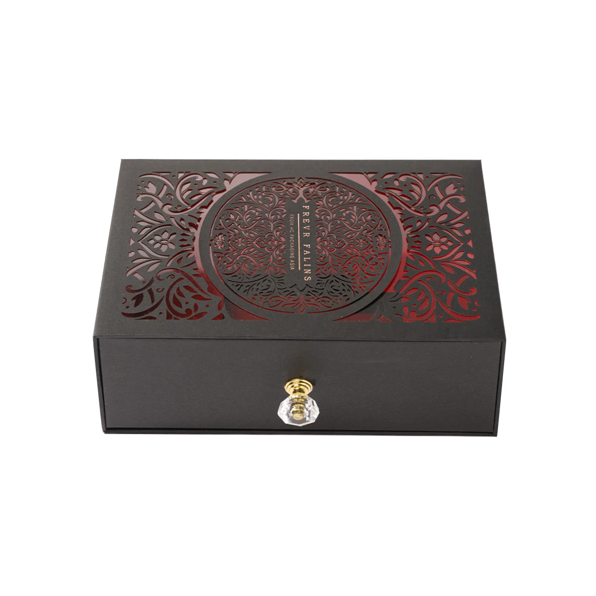 Black Cardboard Perfume Packaging Box