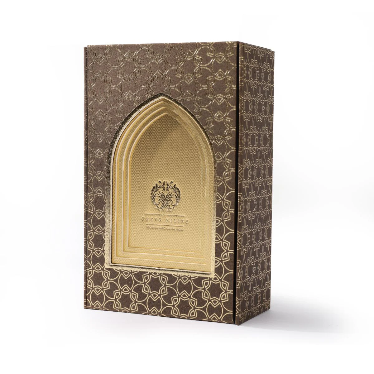 Arabian Brown Cardboard Printing Perfume Bottle Packaging Box