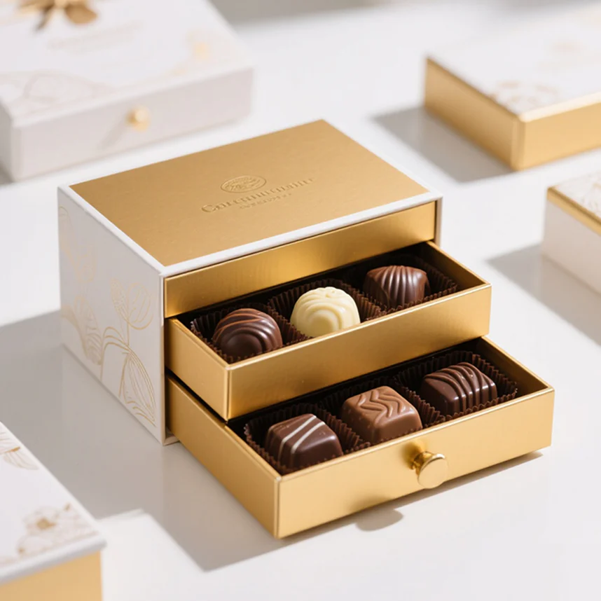 Chocolate Drawer Box With Sleeve