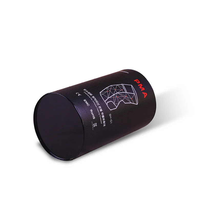 Custom Black Cylinder Box