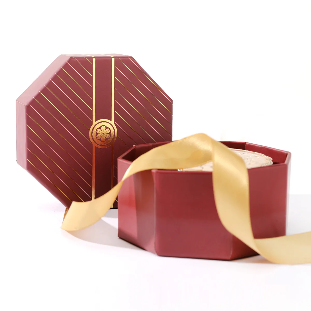 Cosmetic Packaging Box For Pressed Powder