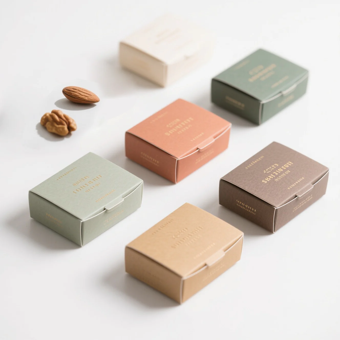 Folding Paper Box For Nuts