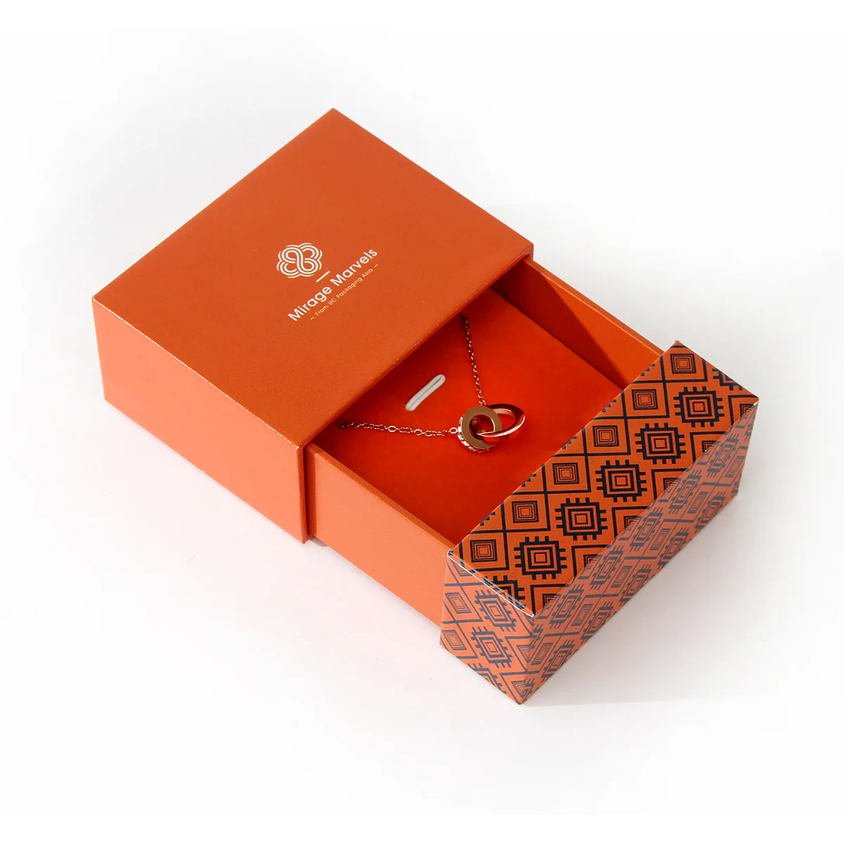 Logo Box Packaging Custom Necklace Box