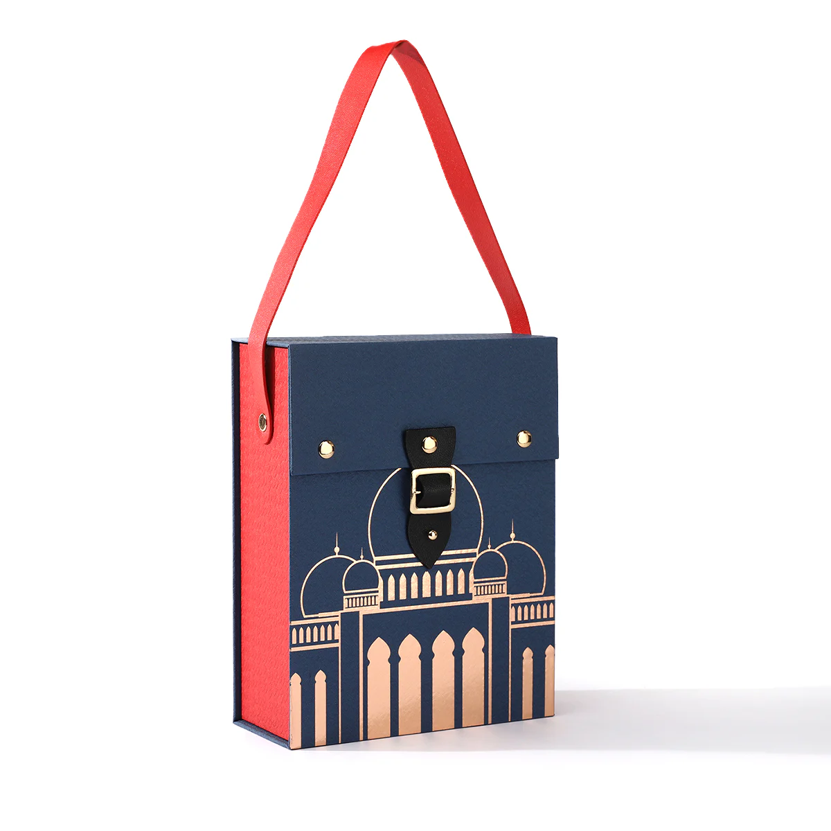 Perfume Packaging Box With Handle And Metal Lock
