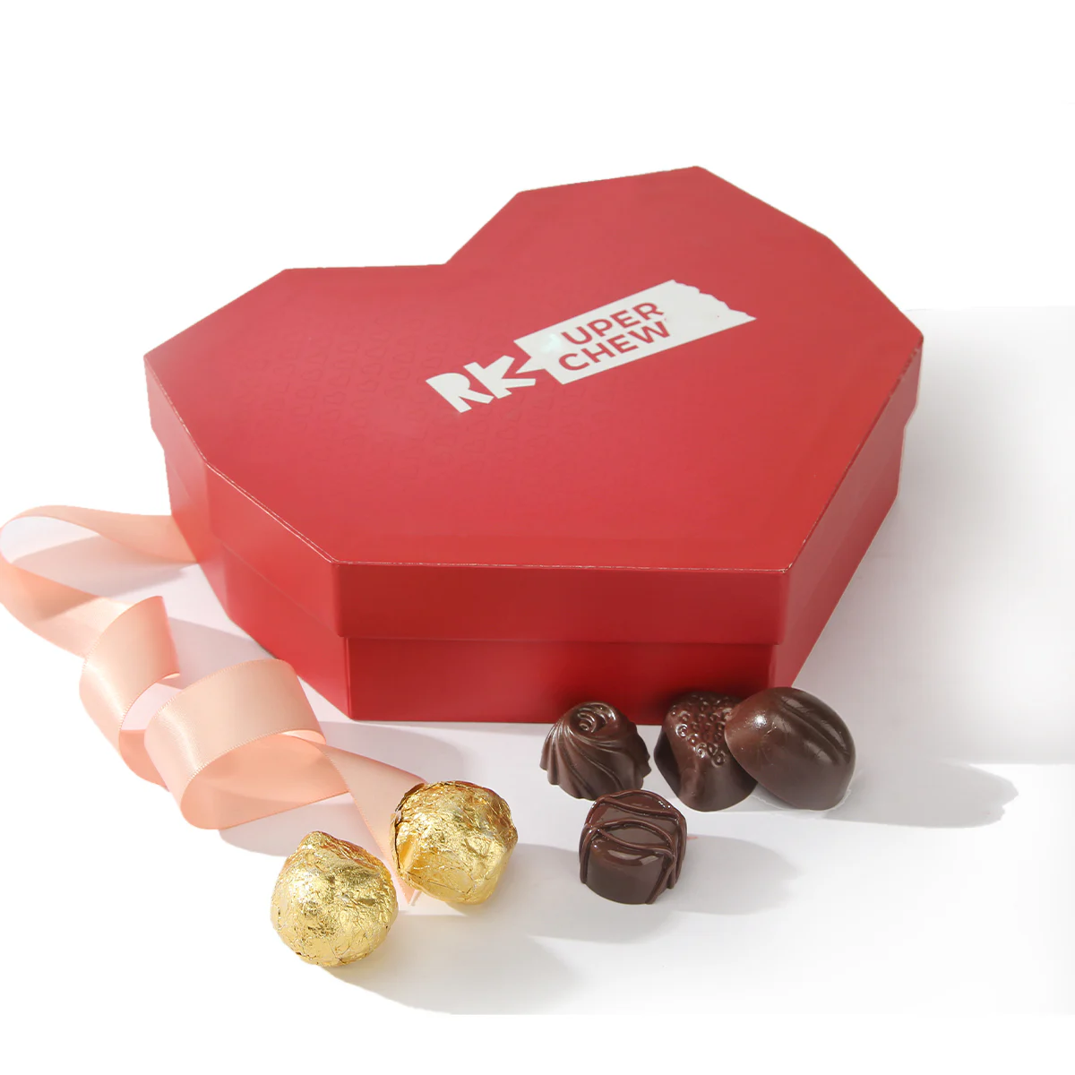 Heart Chocolate Packaging Box Custom