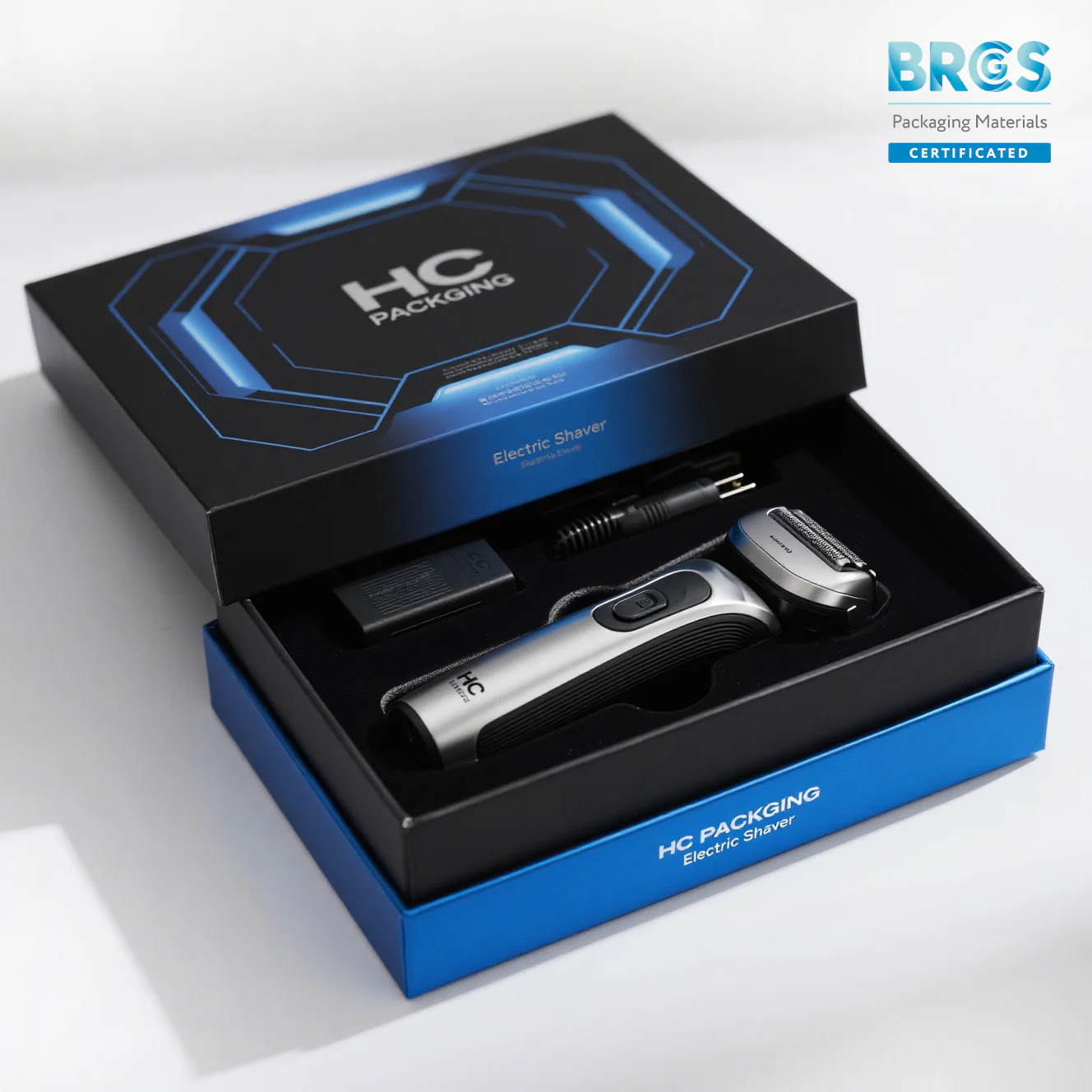 Lid And Base Box For Razor