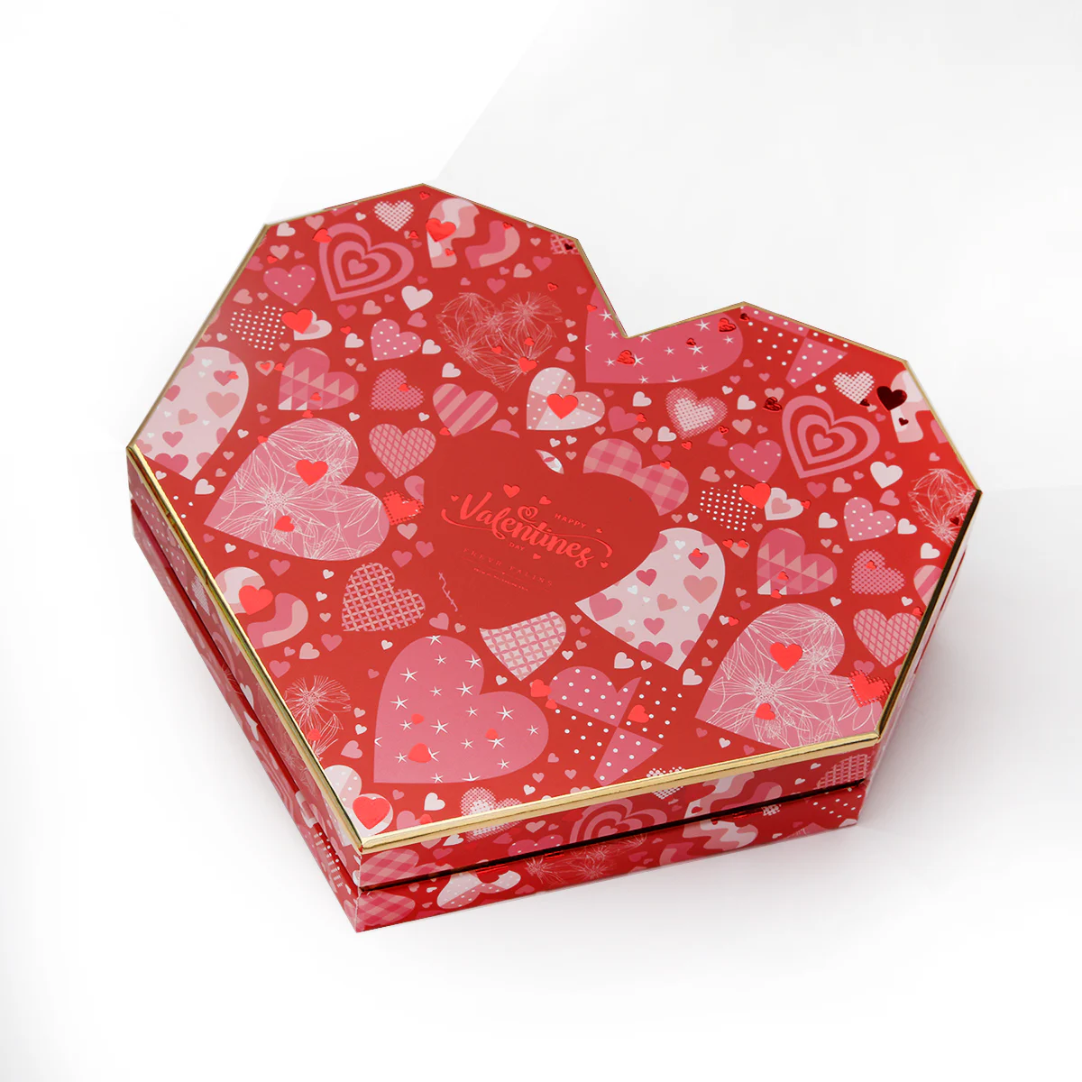 Top&Base Heart Box High-End Chocolate Packaging Box