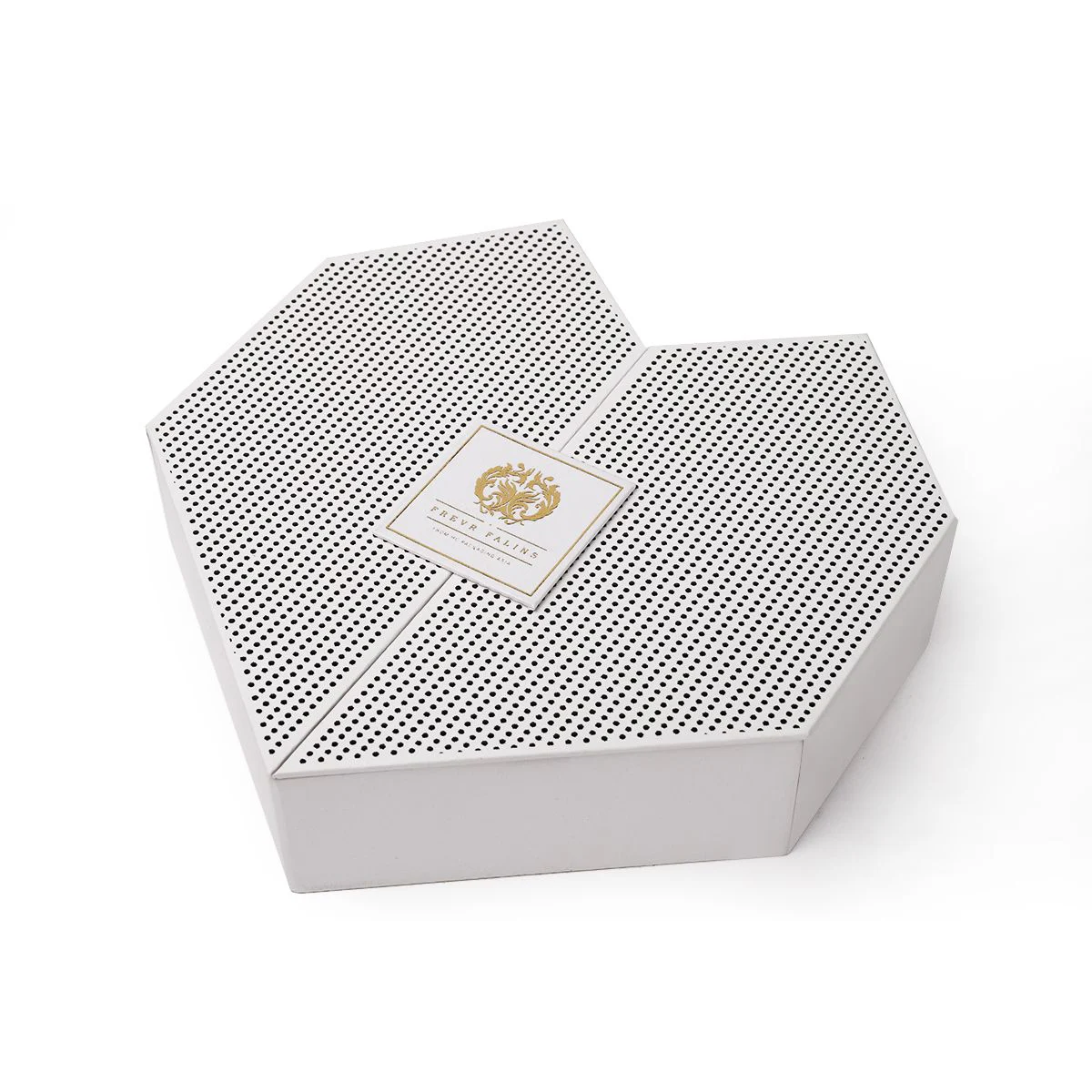 Paper Heart Shape Perfume Packaging Box
