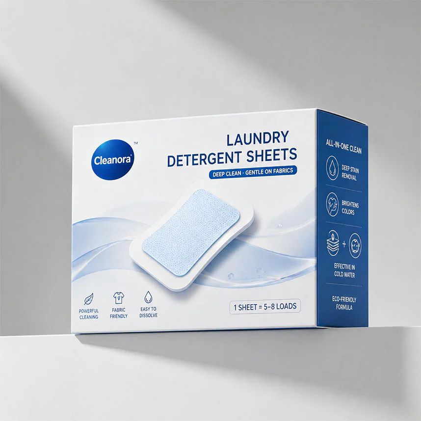 Folding Paper Box For Laundry Detergent