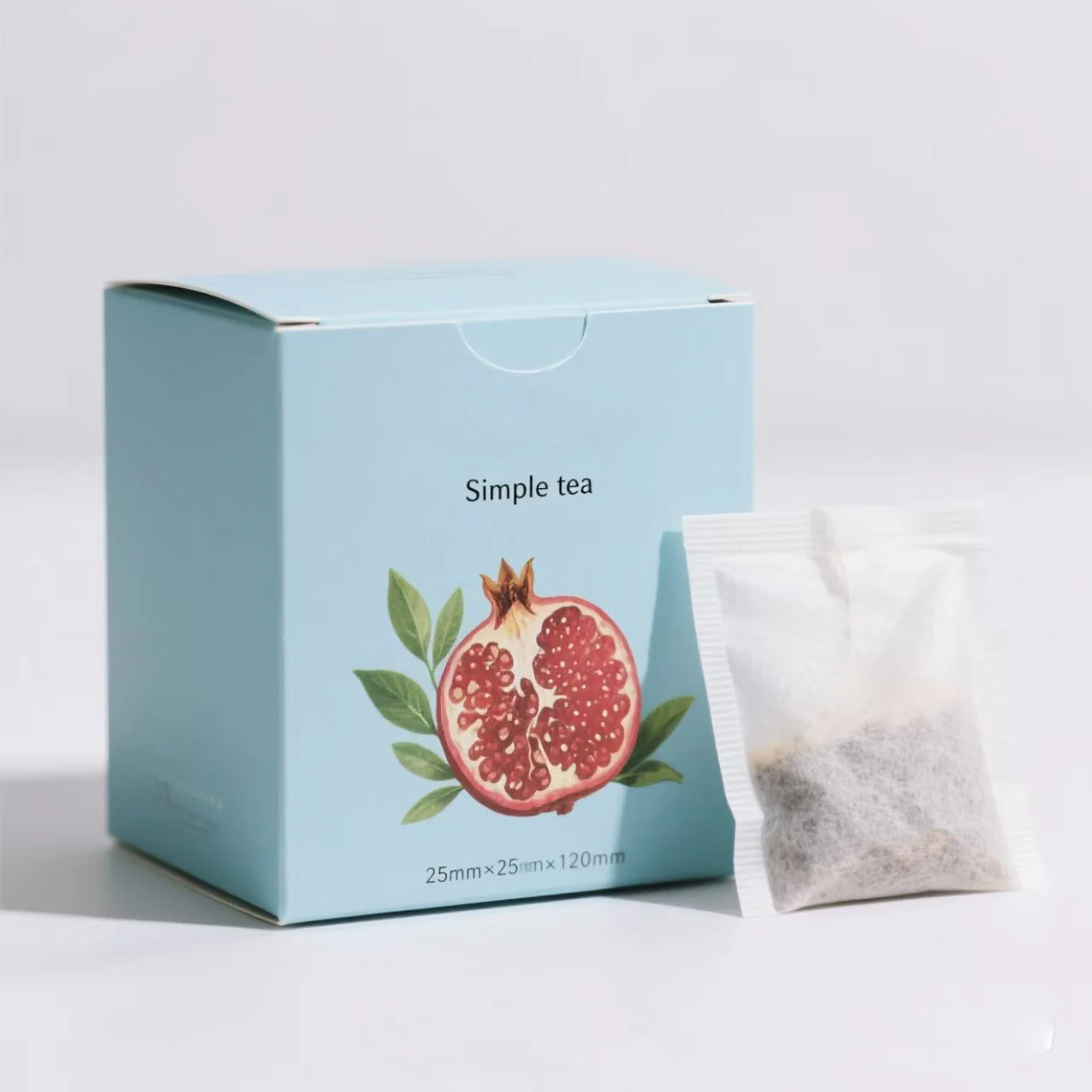 Straight Tuck Side Load Folding Carton Box For Tea Bag