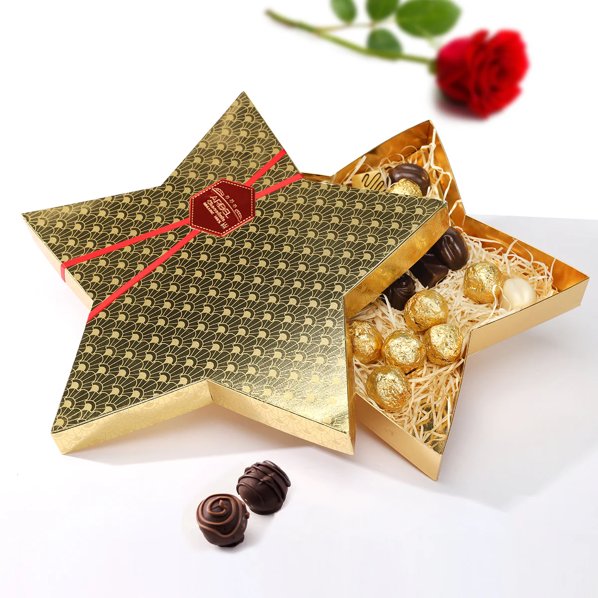 Five-Pointed Star Chocolate Classic Packaging Gift Box